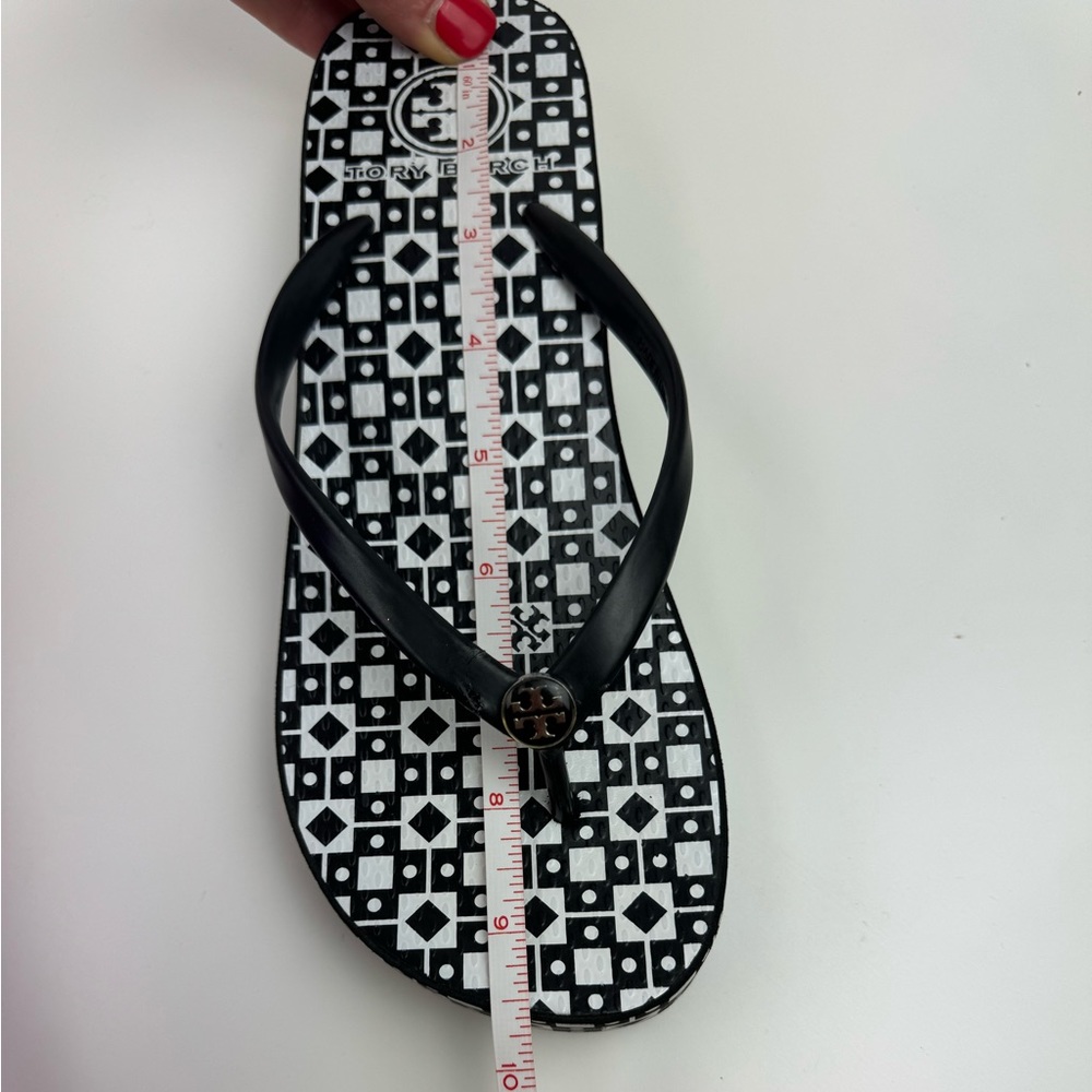Tory Burch Black and White Sandals - Picture 13 of 14